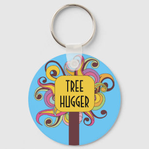 Porte-clés Arbre abstrait personnalisable Hugger