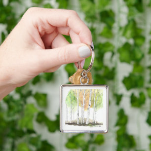 Porte-clés arbre birch