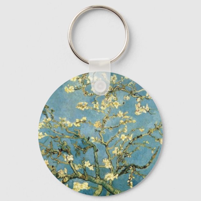 Porte-clés Arbre d'amande en fleurs par Van Gogh (Recto)