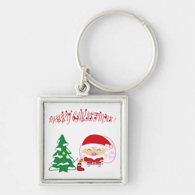 Porte-clés Arbre de Noël (Devant)