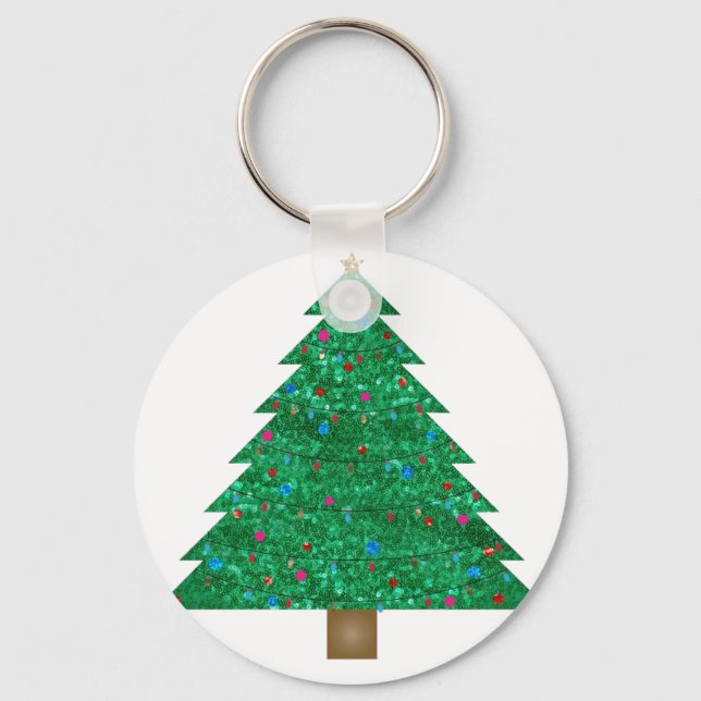 Porte-clés arbre de Noël (Recto)