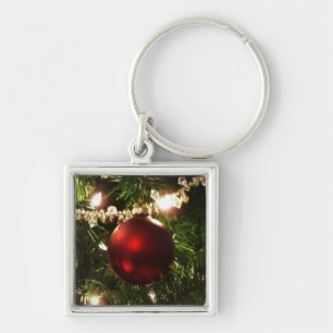 Porte-clés Arbre de Noël I Vacances Plutôt vert et rouge