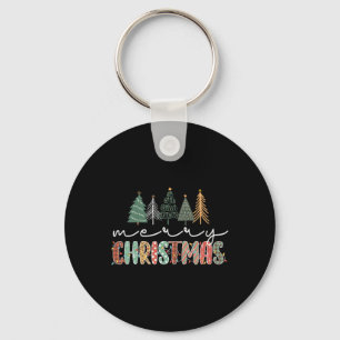 Porte-clés Arbre De Noël Joyeux Noël Pour Femmes Filles