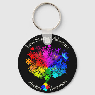 Porte-clés Arbre de spectre autistique