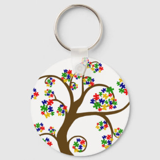 Porte-clés Arbre de vie de l'autisme