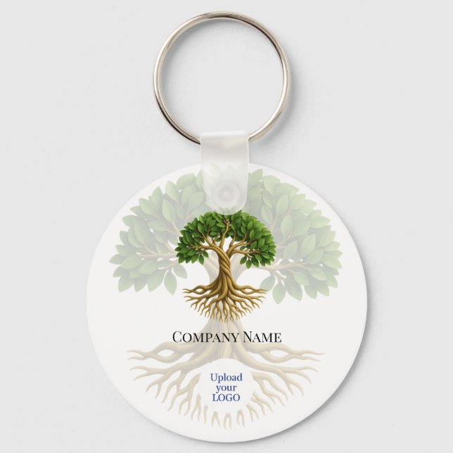 Porte-clés Arbre de vie Logo commercial Matériel promotionnel (Recto)