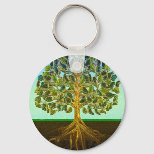 Porte-clés Arbre de vie Plaisirs simples de la vie