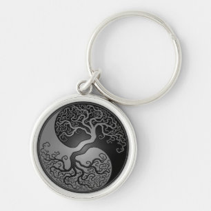 Porte-clés Arbre foncé de Yin Yang