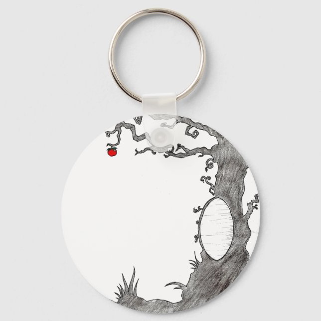 Porte-clés Arbre magique du blanc de neige (Recto)