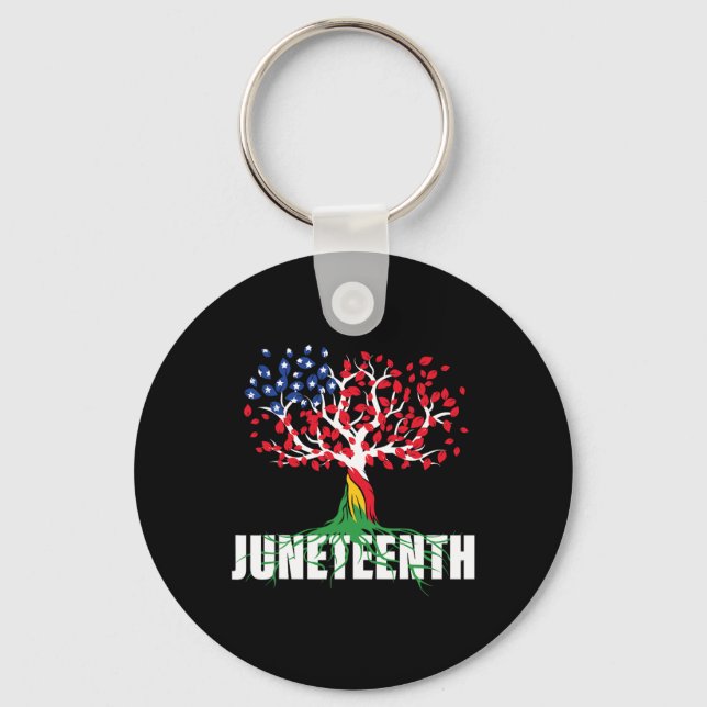 Porte-clés Arbre racine Africain Cultivé JunetDix Liberté Noi (Recto)