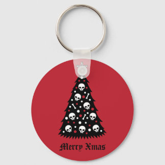 Porte-clés Arbre sombre de Noël