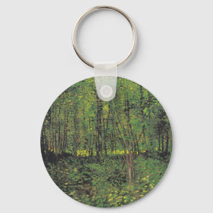 Porte-clés Arbres et sous-bois par Van Gogh