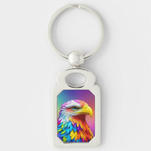 Porte-clés Arc-en-ciel Aigle-65456