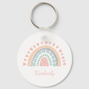 Porte-clés Arc-en-ciel Boho