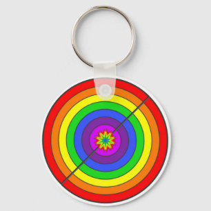 Porte-clés Arc-en-ciel coloré