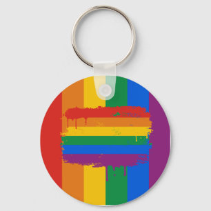Porte-clés Arc-en-ciel de saignement