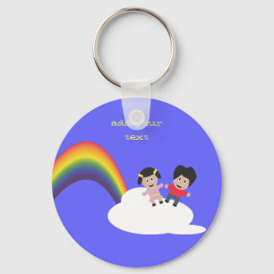 Porte-clés Arc-en-ciel et porte - clé d'amitié de nuages