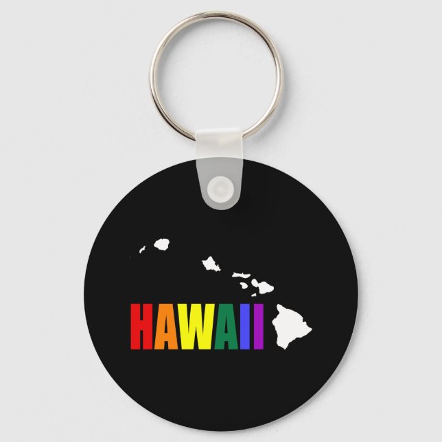 Porte-clés Arc-en-ciel hawaïen 3 (Recto)