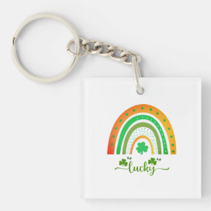 Porte-clés Arc-en-ciel irlandais chanceux