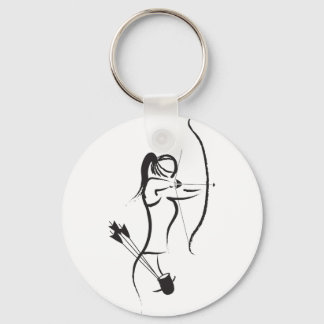 Porte-clés Archer récurve femelle