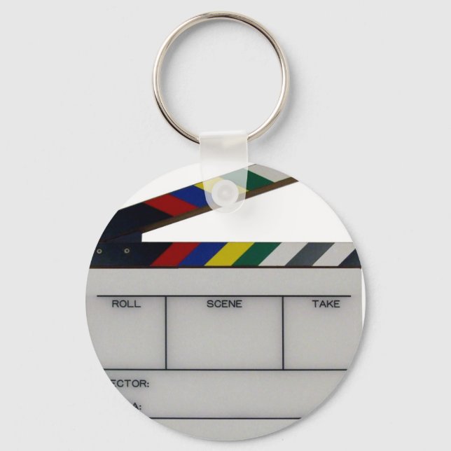 Porte-clés Ardoise du cinéaste de plateau (Recto)