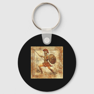 Porte-clés Ares Grec Guerrier Dieu Ancienne Grèce Mythologie