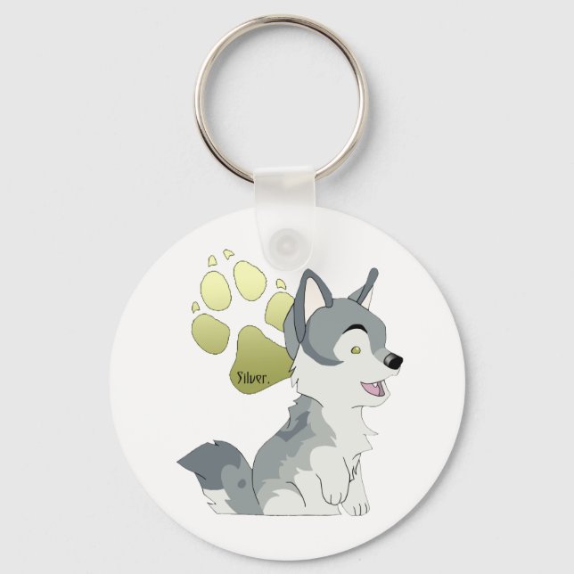 Porte-clés argent (Recto)