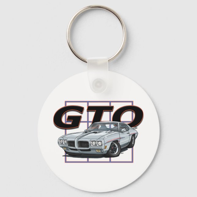 Porte-clés Argent GTO 1970 (Recto)