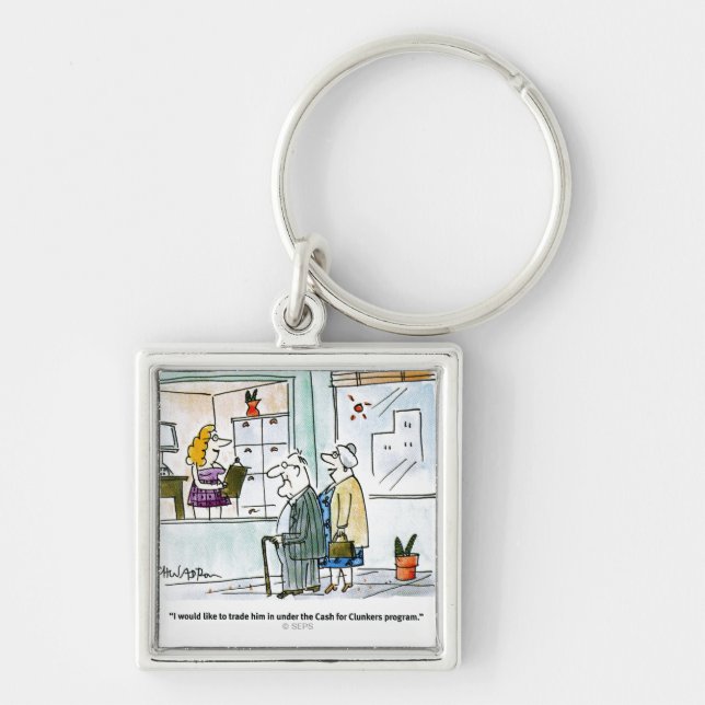 Porte-clés Argent liquide pour des tas de ferraille (Devant)