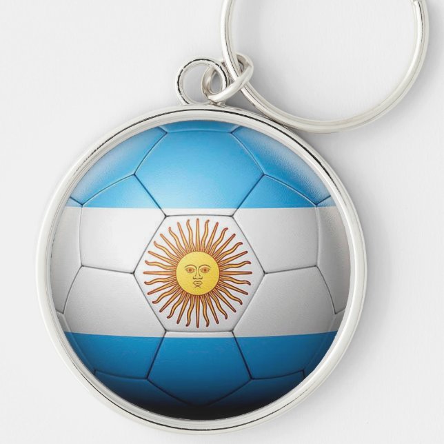 Porte-clés Argentine - Bal de football (Devant)