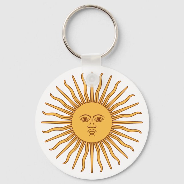 Porte-clés Argentine Sol de Mayo (Recto)