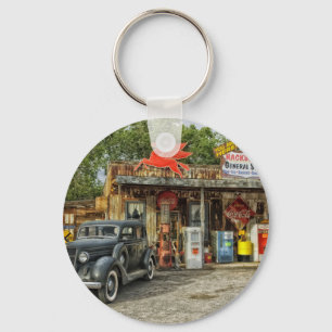 Porte-clés Arizona Route 66 rustique rétro store