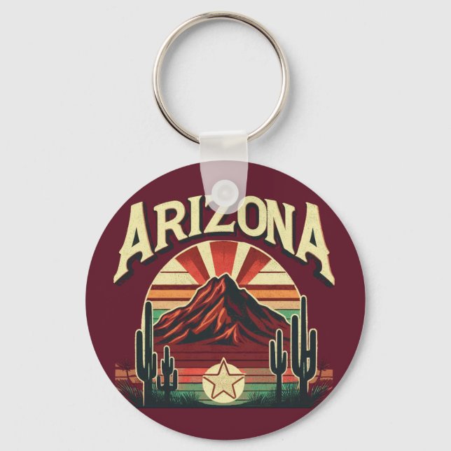 Porte-clés Arizona vintage (Verso)