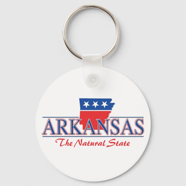 Porte-clés Arkansas Rouge Blanc & Bleu Porte - clé (Recto)