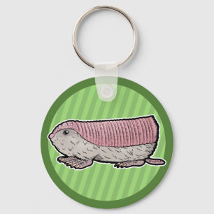 Porte-clés Armadillo de fées roses