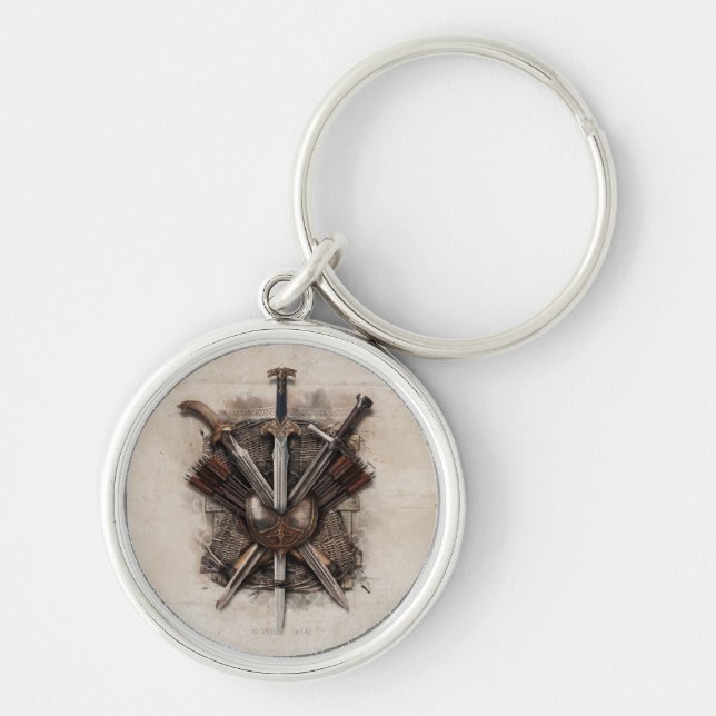 Porte-clés Arme De L'Armée Des Hommes (Devant)