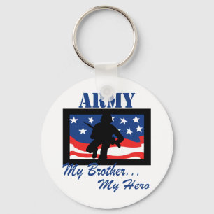 Porte-clés Armée Mon Frère Mon Héros