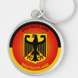 Porte-clés Armoiries d'Allemagne Forme de Cercle