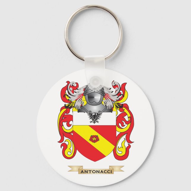 Porte-clés Armoiries d'Antonacci (crête de famille) (Recto)