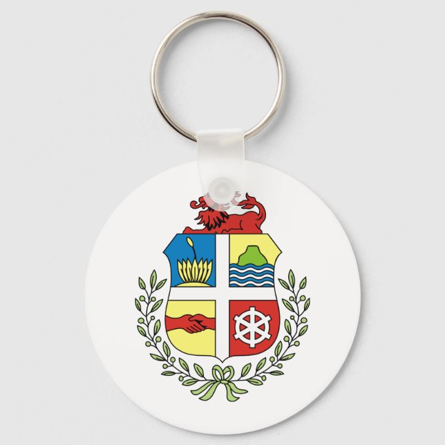 Porte-clés Armoiries d'Aruba AW (Recto)