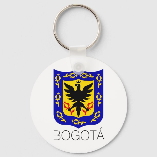 Porte-clés Armoiries de Bogotá, la Colombie (Recto)