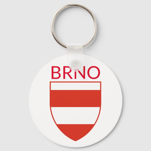 Porte-clés Armoiries de Brno - TCHÉQUIE (Recto)