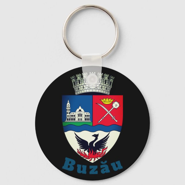 Porte-clés Armoiries de Buzău, Roumanie Porte - clé (Recto)
