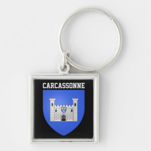 Porte-clés Armoiries de Carcassonne - FRANCE