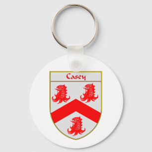Porte-clés Armoiries de Casey/crête de famille