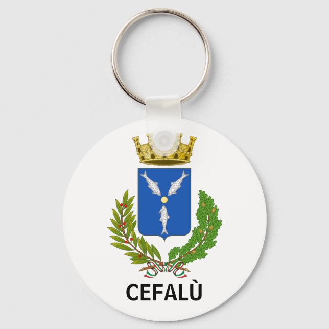 Porte-clés Armoiries de Cefalù - Sicile (Recto)