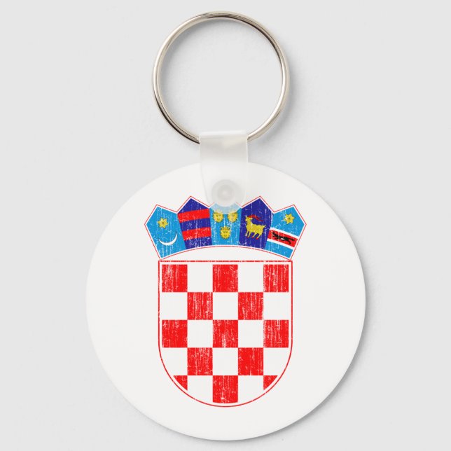 Porte-clés Armoiries De Croatie (Recto)