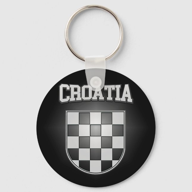 Porte-clés Armoiries de Croatie (Recto)