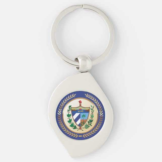 Porte-clés Armoiries de Cuba (Devant)
