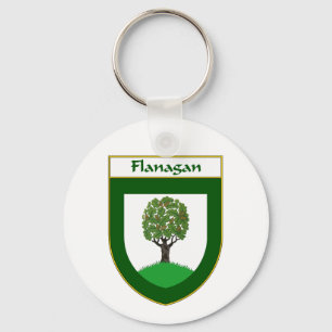 Porte-clés Armoiries de Flanagan/crête de famille